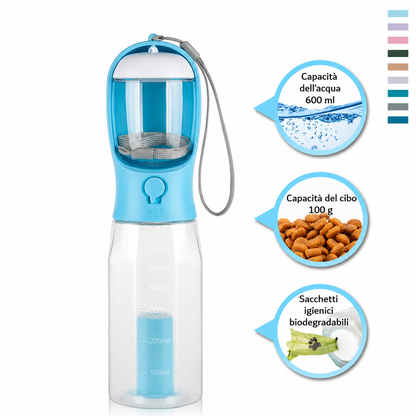 Bottiglia  con Dispenser per Cibo